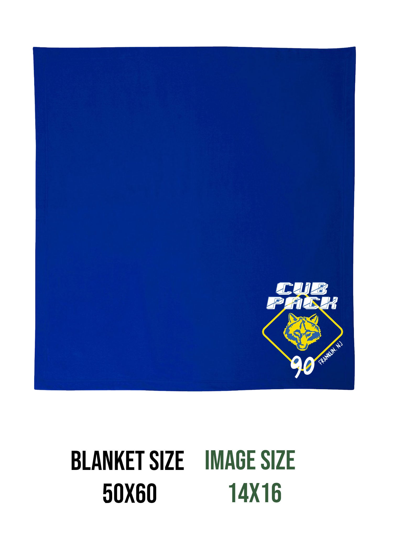 Cub Scout Pack 90 Design 2 Blanket