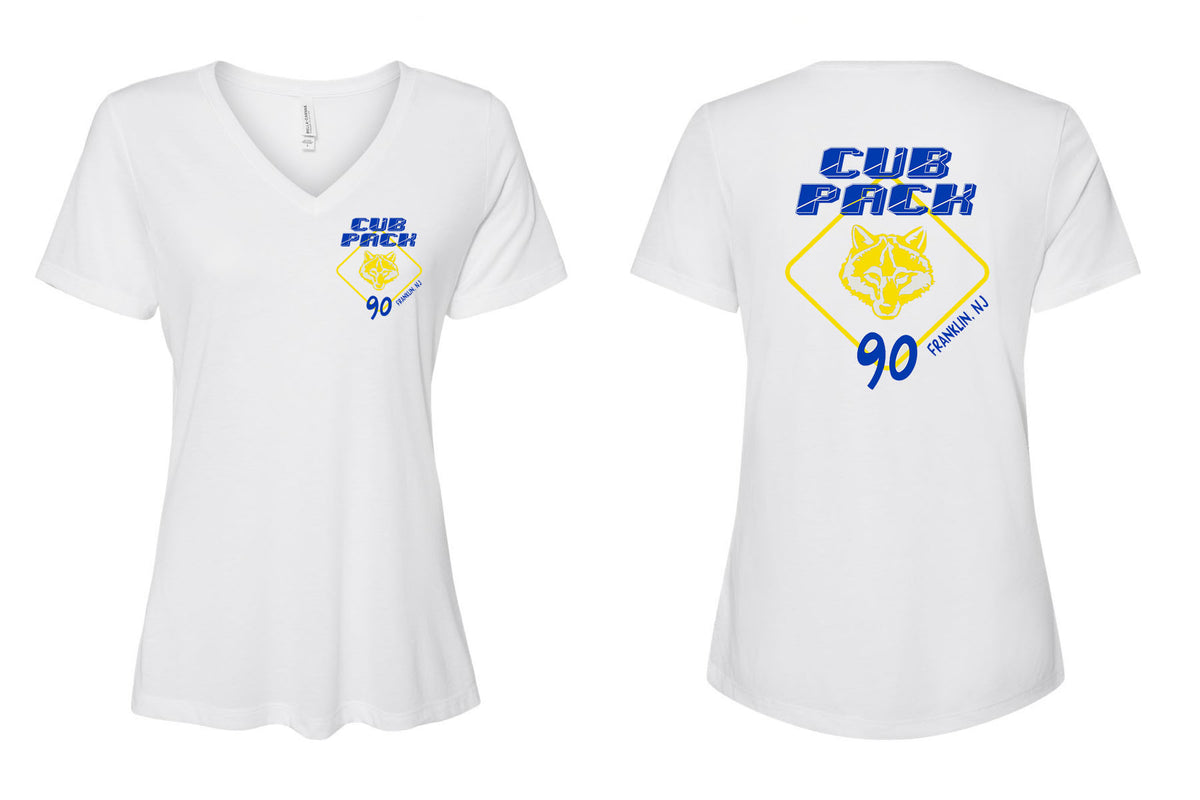 Cub Scout Pack 90 V-neck T-Shirt Design 2