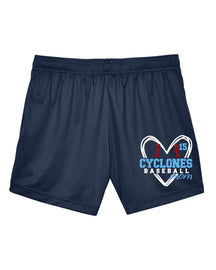 Sparta Cyclones Ladies Performance Shorts Design 5