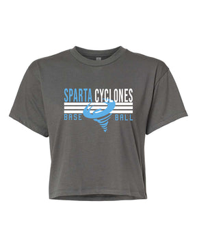 Sparta Cyclones Crop Top Design 4