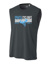 Sparta Cyclones Men's Performance Tank Top Design 4