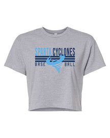 Sparta Cyclones Crop Top Design 4