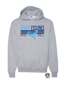 Sparta Cyclones Hooded Sweatshirt Design 4