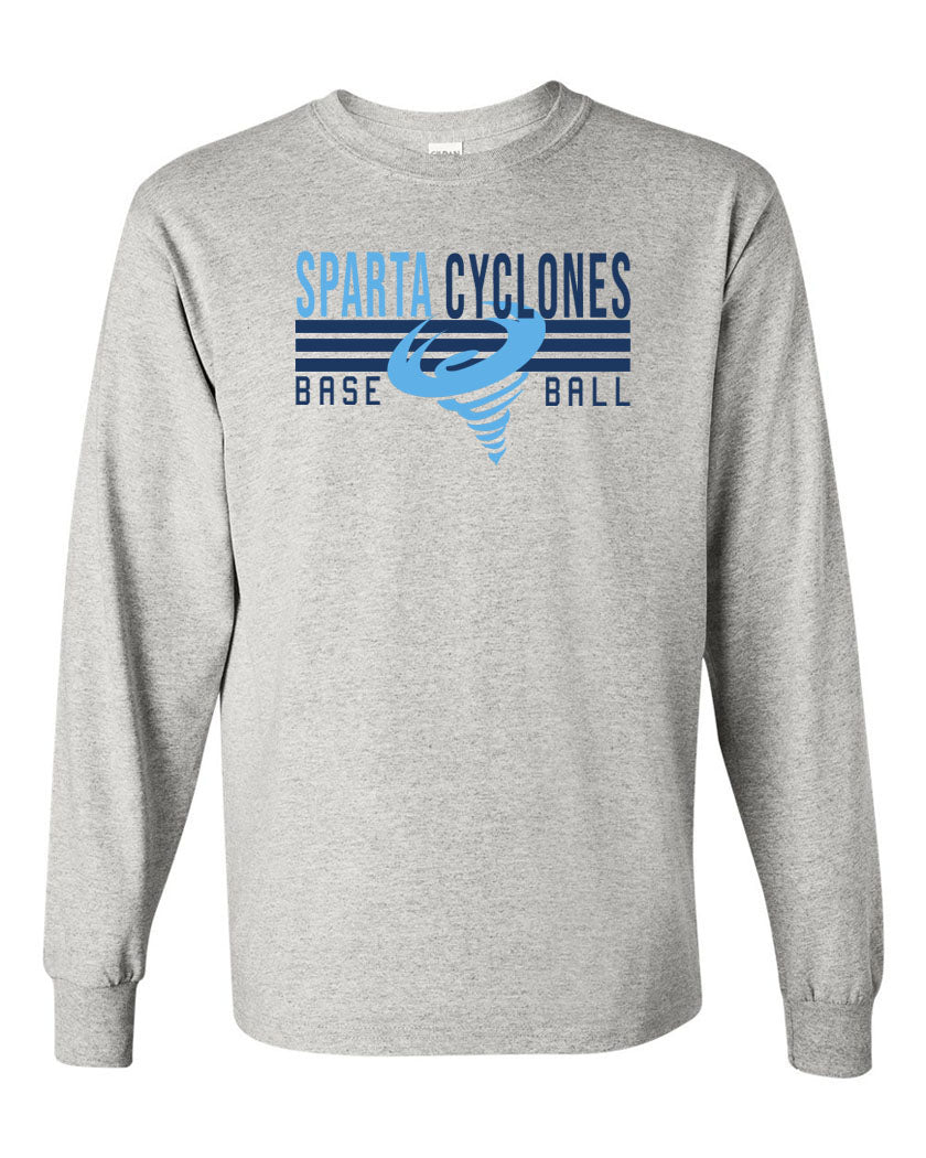 Sparta Cyclones Long Sleeve Shirt Design 4