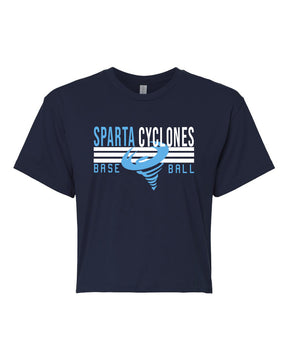 Sparta Cyclones Crop Top Design 4