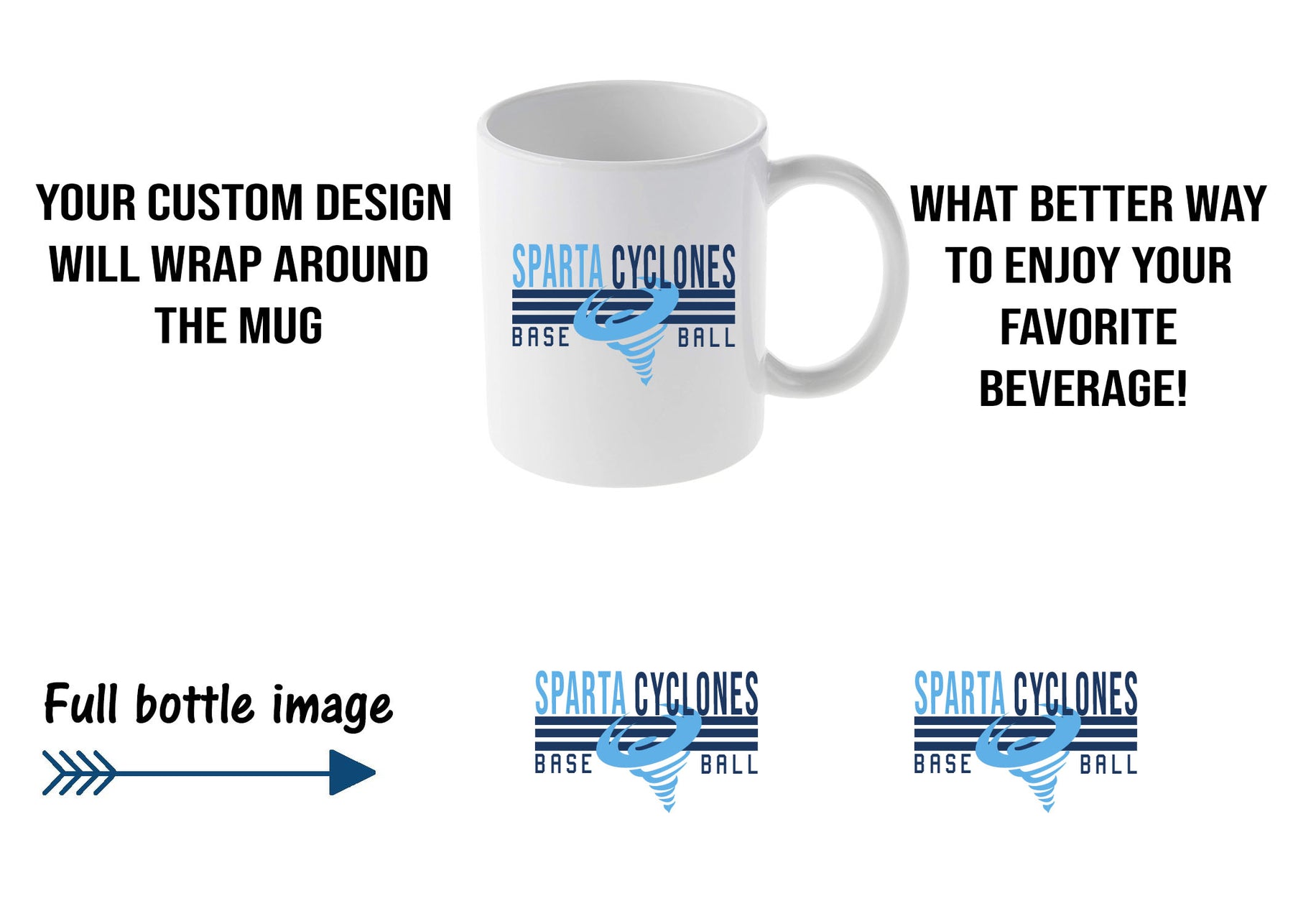 Sparta Cyclones Mug Design 4