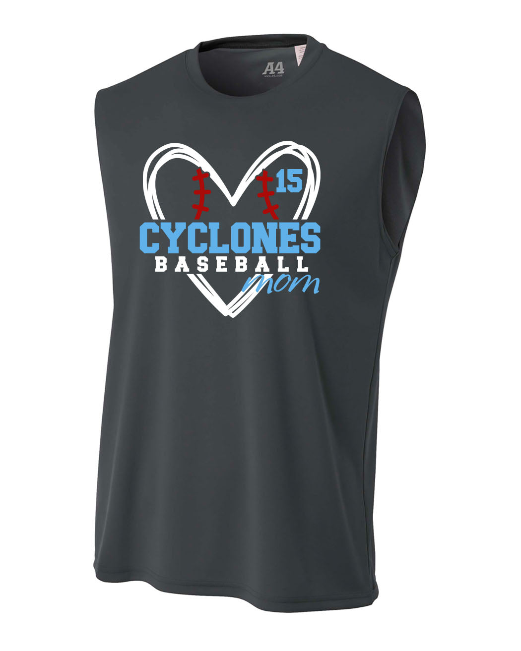 Sparta Cyclones Men's Performance Tank Top Design 5