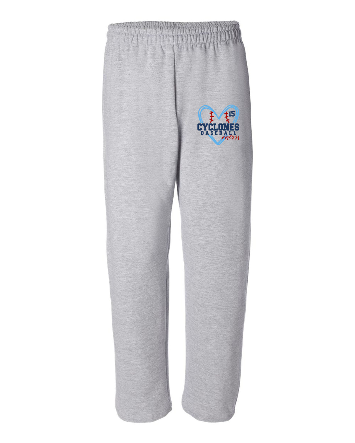 Sparta Cyclones Open Bottom Sweatpants Design 5