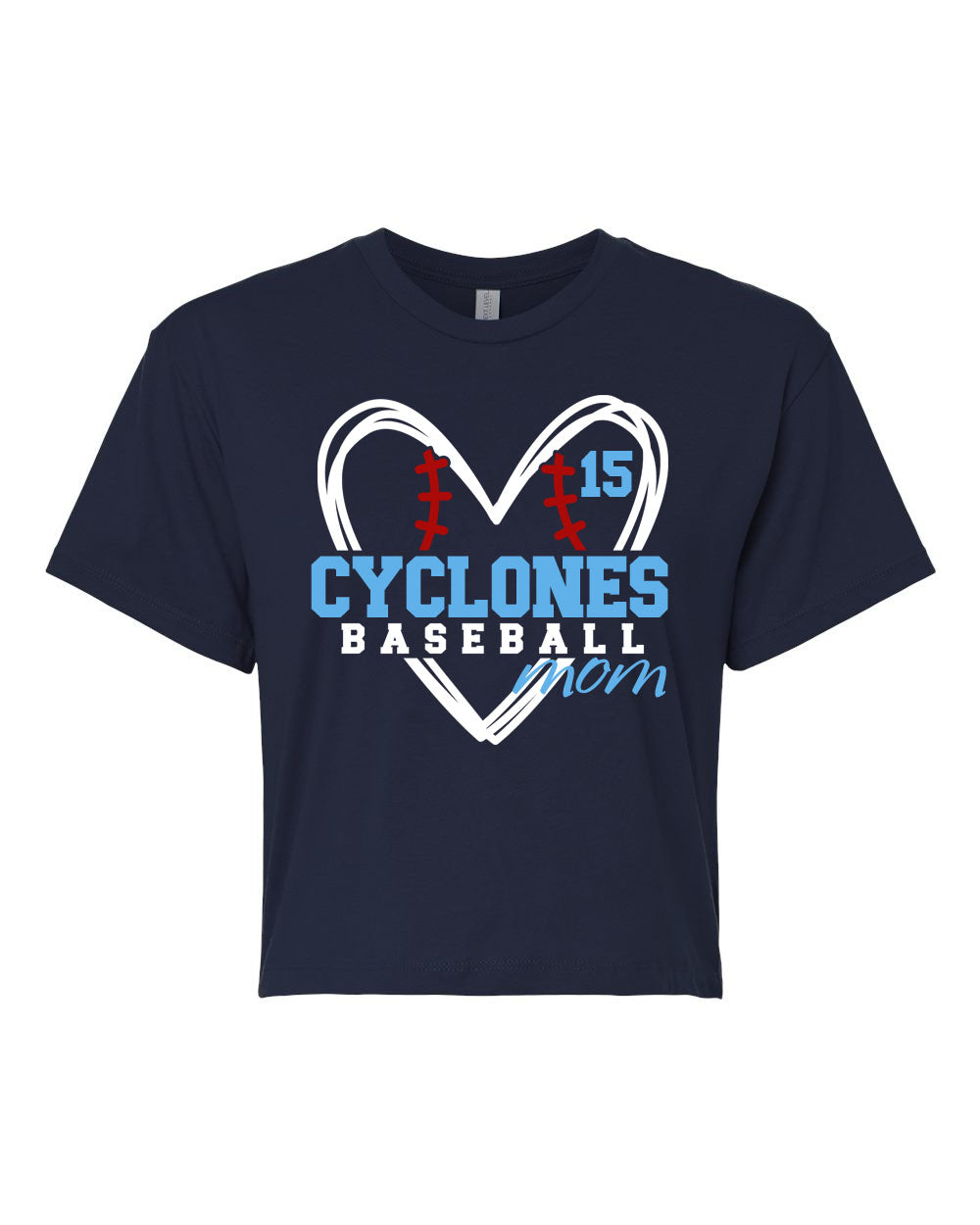 Sparta Cyclones Crop Top Design 5