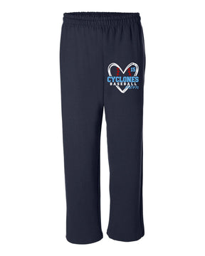 Sparta Cyclones Open Bottom Sweatpants Design 5