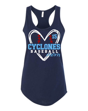 Sparta Cyclones Racerback Tank Top Design 5