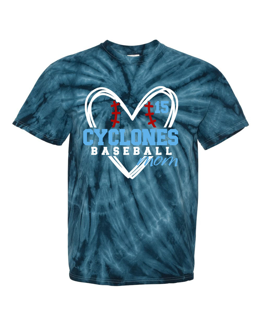 Sparta Cyclones Tie Dye t-shirt Design 5