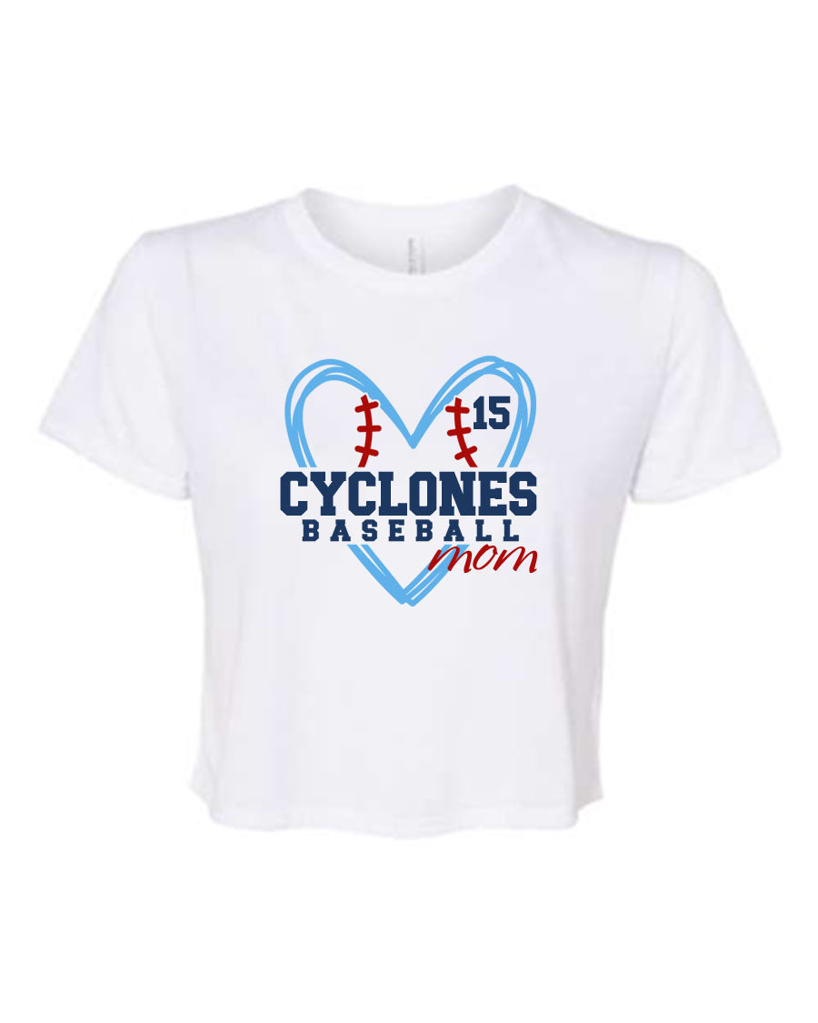 Sparta Cyclones Crop Top Design 5