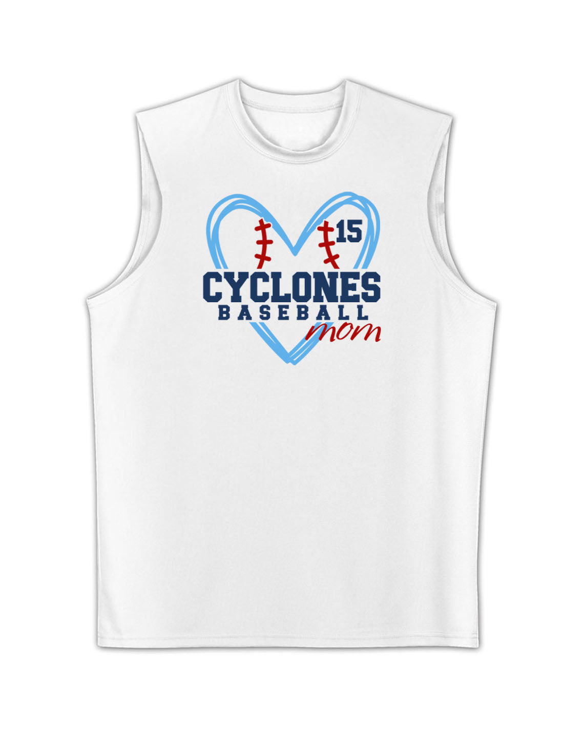 Sparta Cyclones Men's Performance Tank Top Design 5