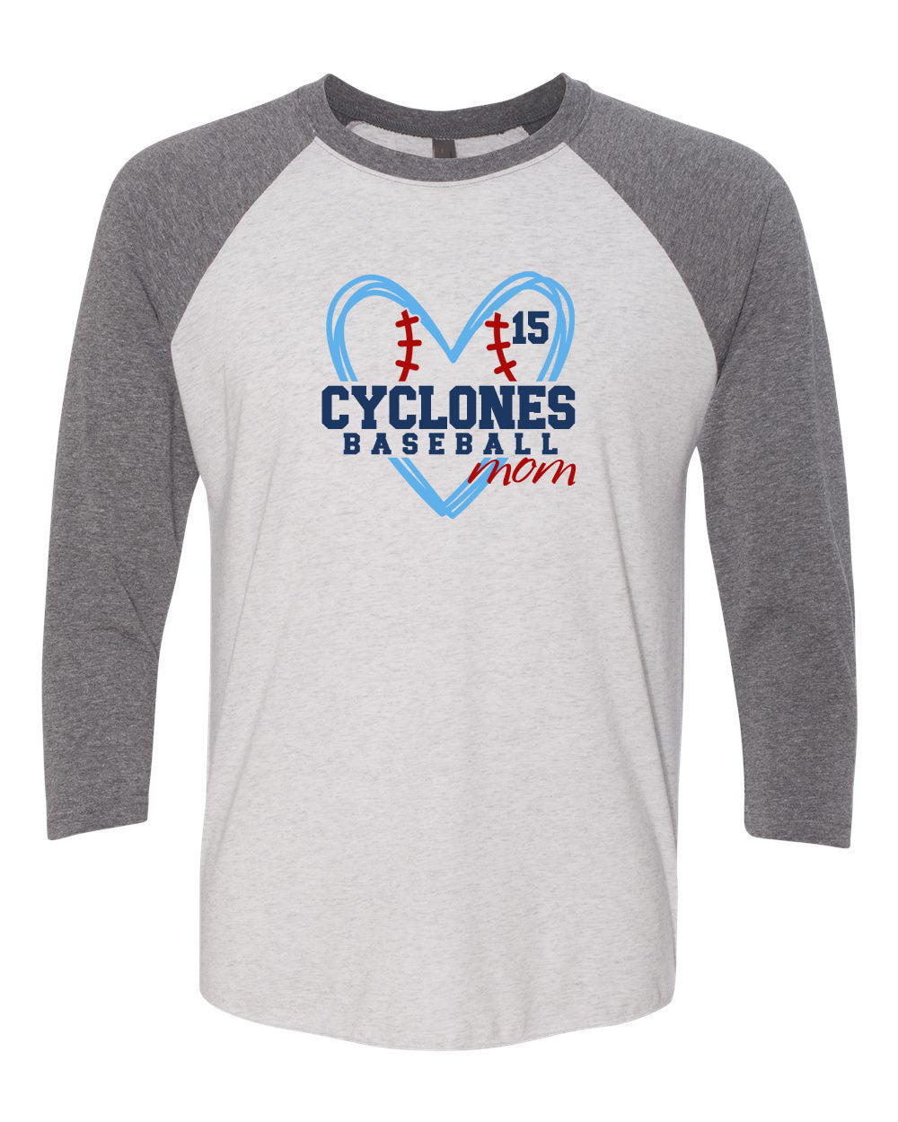 Sparta Cyclones Raglan Shirt Design 5