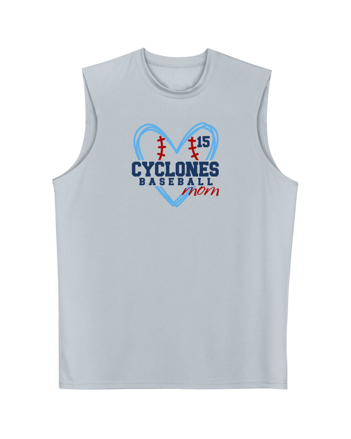 Sparta Cyclones Men's Performance Tank Top Design 5