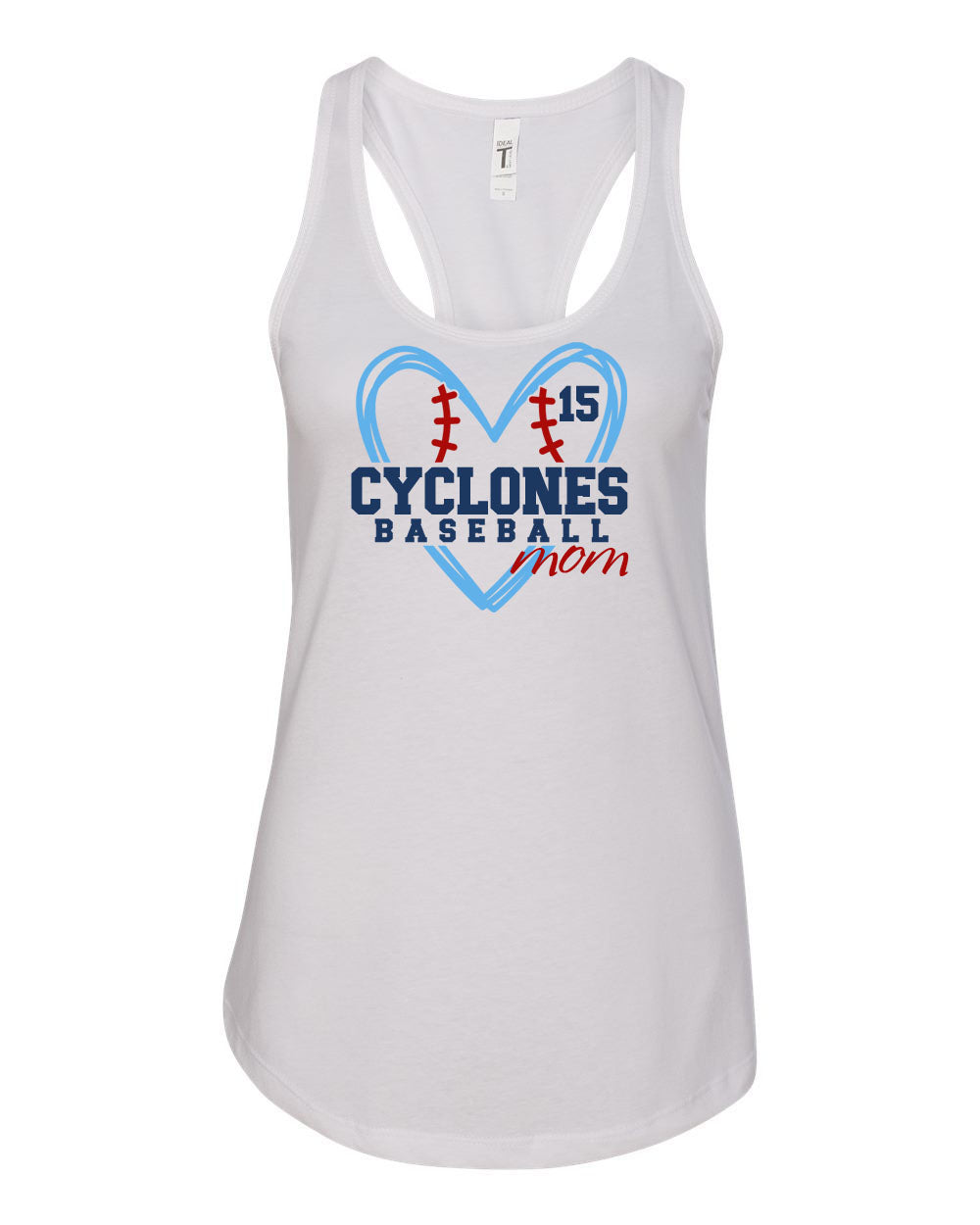 Sparta Cyclones Racerback Tank Top Design 5