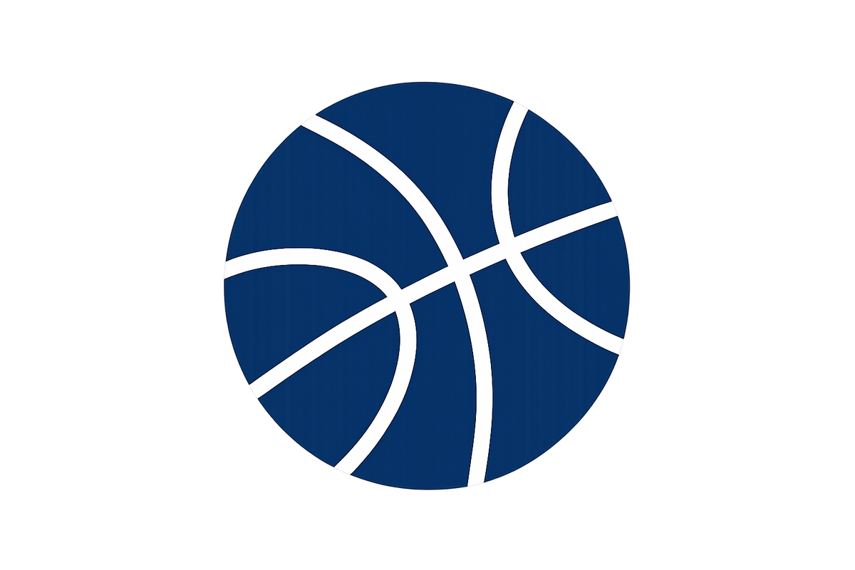 generate a basketball icon in this color #063a97;