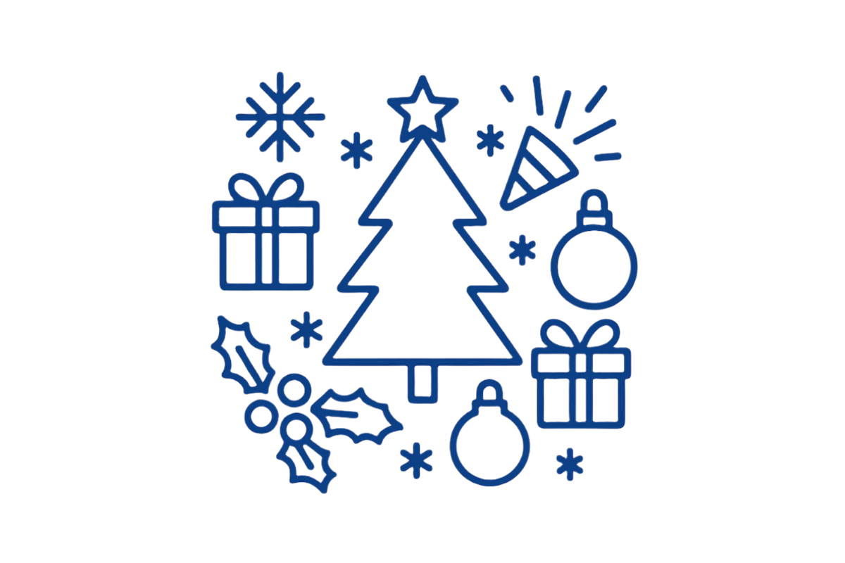 generate an icon of wide holidays in this color #063a97;