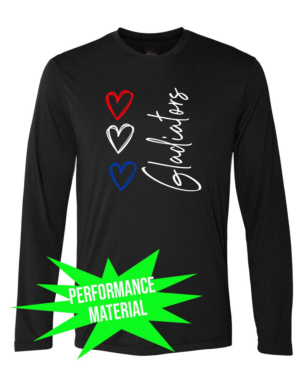 Goshen School Performance Material Design 4 Long Sleeve Shirt