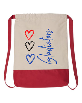Goshen School design 4 Drawstring Bag