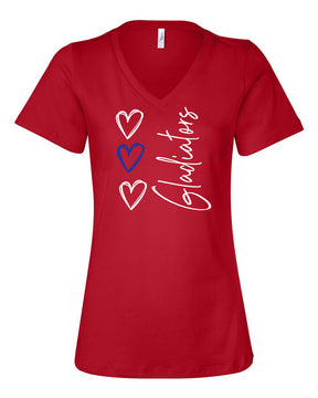 Goshen school Design 4 V-neck T-Shirt