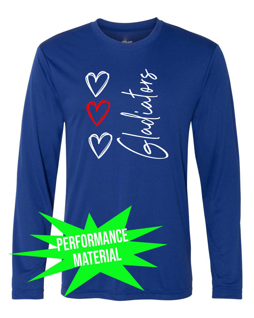 Goshen School Performance Material Design 4 Long Sleeve Shirt