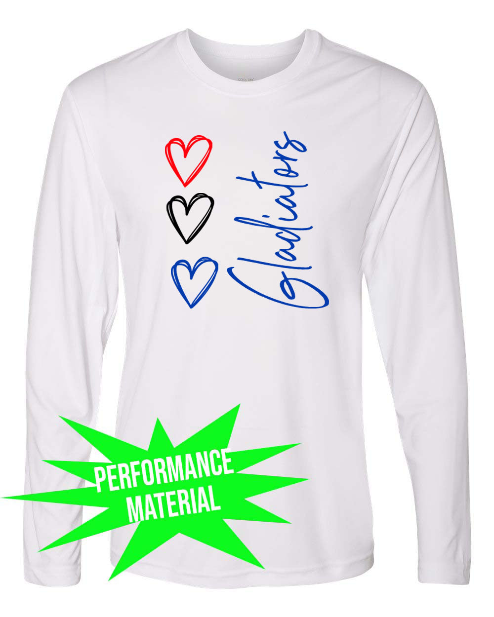 Goshen School Performance Material Design 4 Long Sleeve Shirt