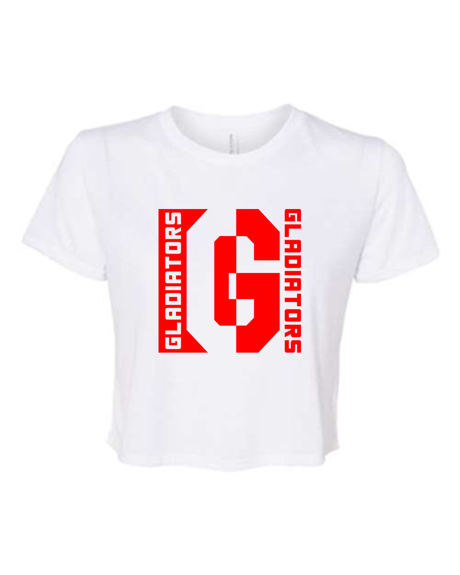 Goshen School Design 5 Crop Top