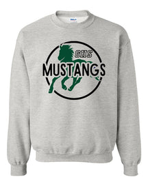 Green Hills non hooded sweatshirt Design 21