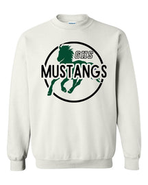 Green Hills non hooded sweatshirt Design 21