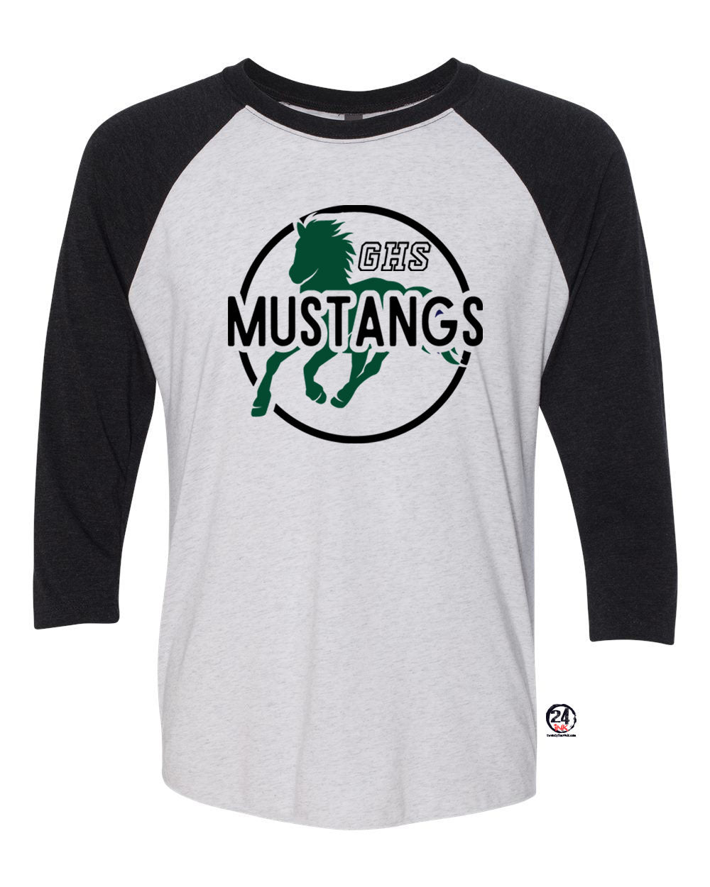 Green Hills raglan shirt Design 21