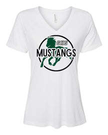 Green Hills V-neck T-Shirt Design 21