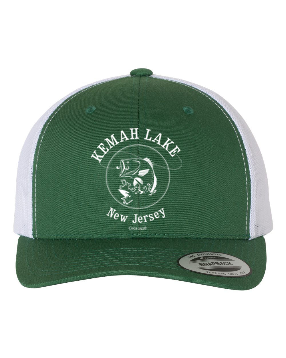 Kemah Lake Trucker Hat Design 1