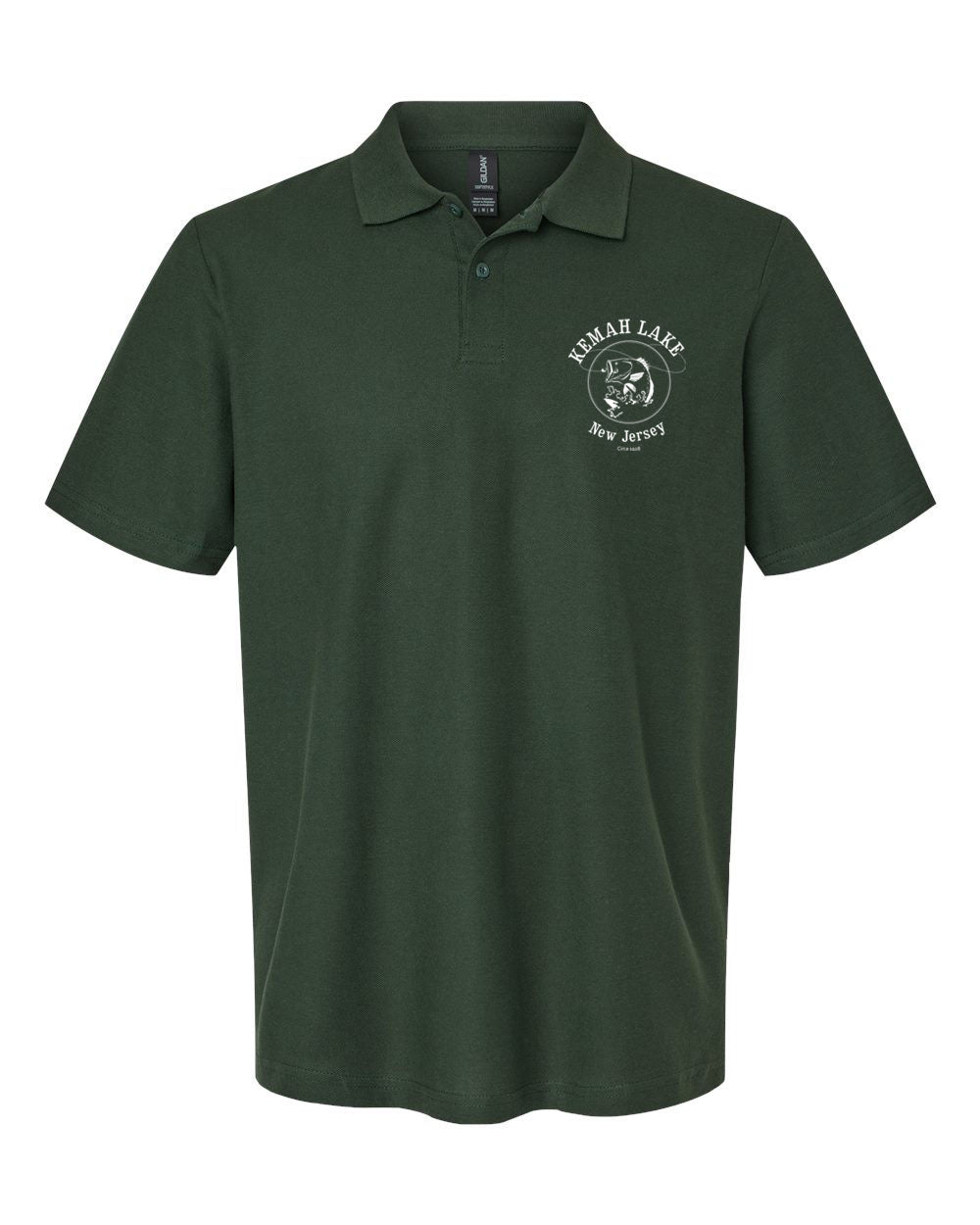 Kemah Lake Polo T-Shirt Design 1