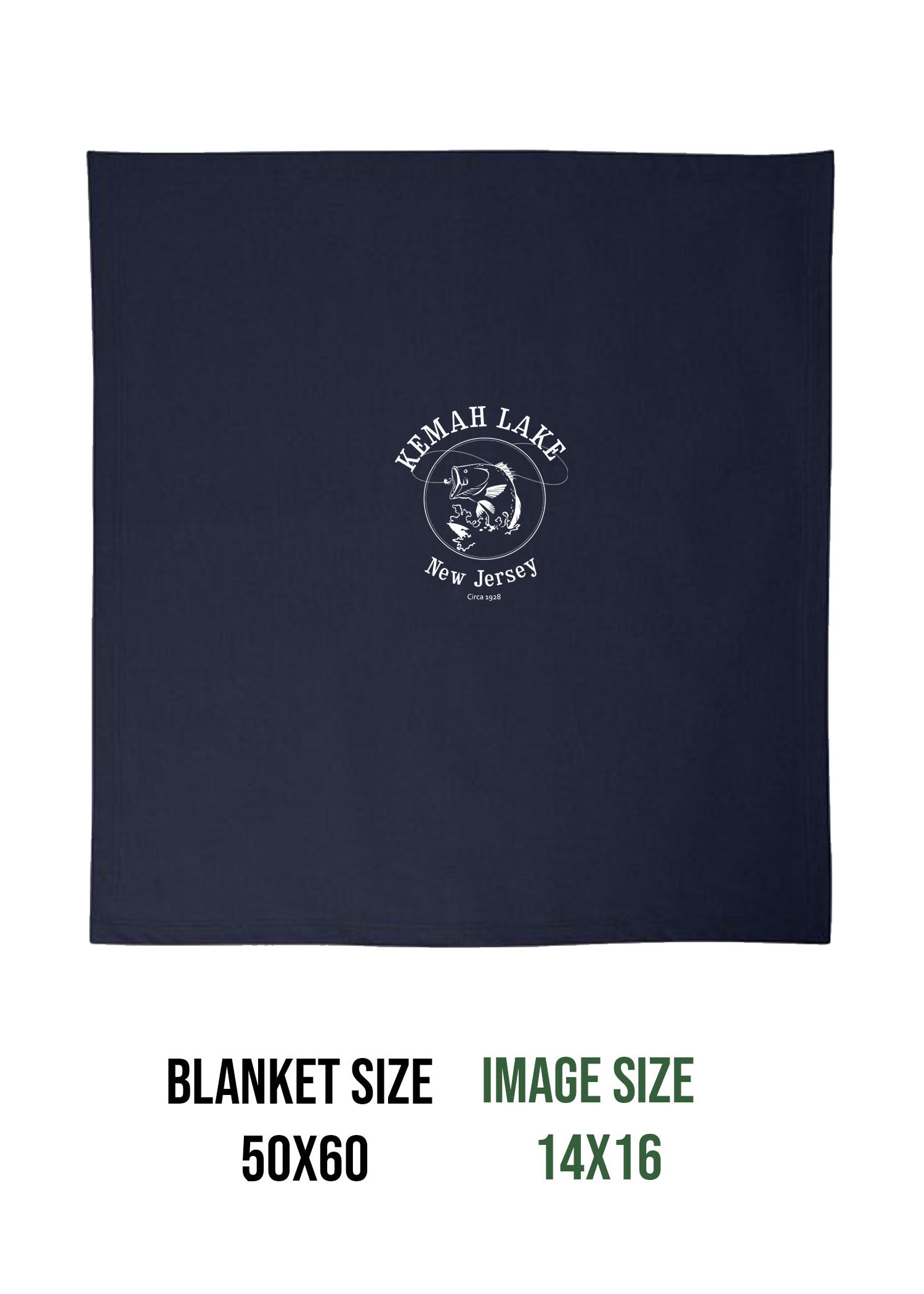 Kemah Lake Blanket Design 1