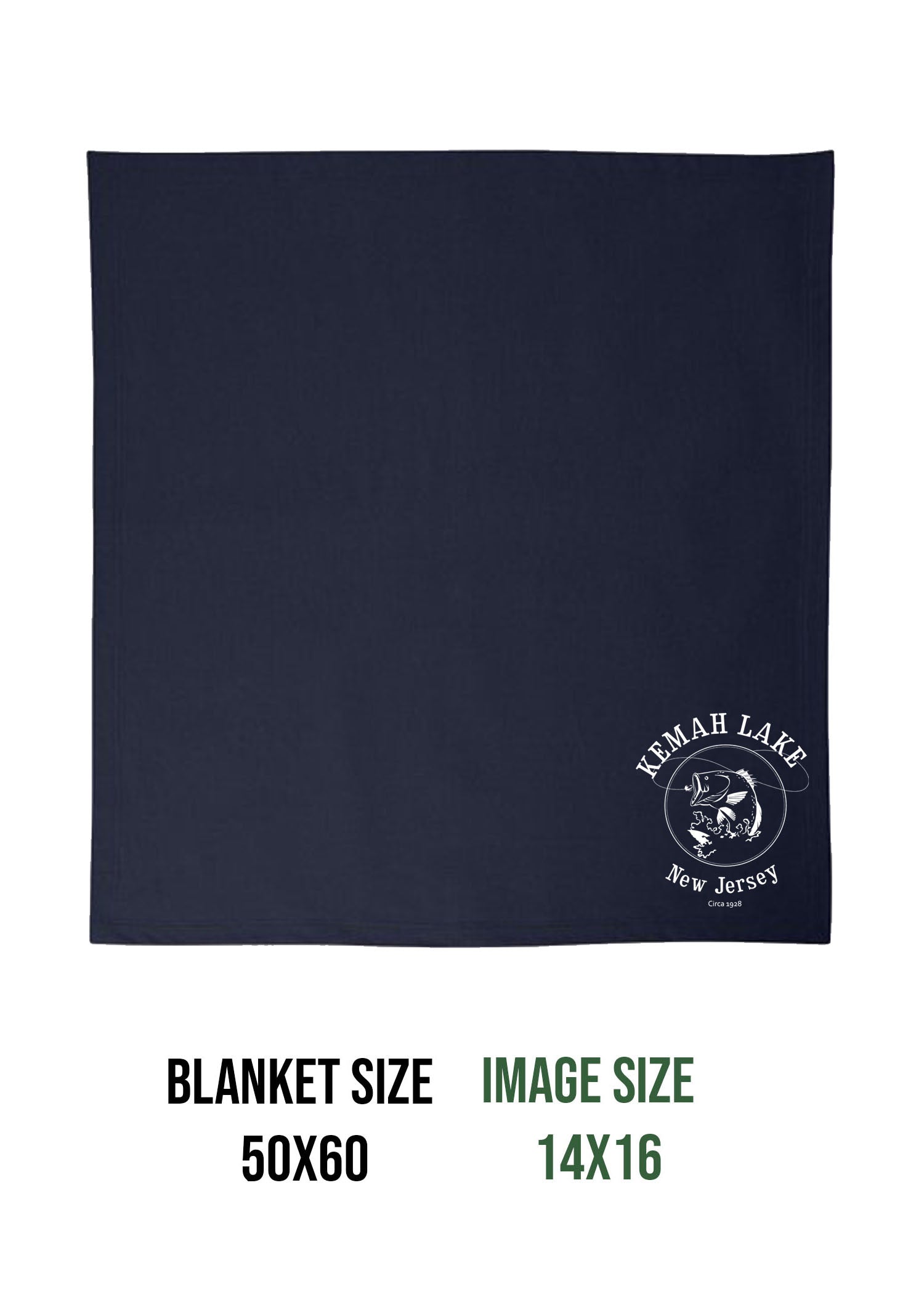 Kemah Lake Blanket Design 1