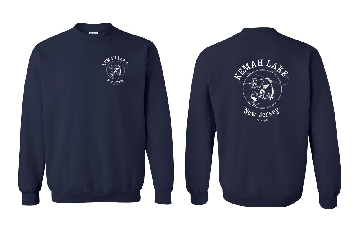 Kemah Lake Non Hooded Sweatshirt Design 1