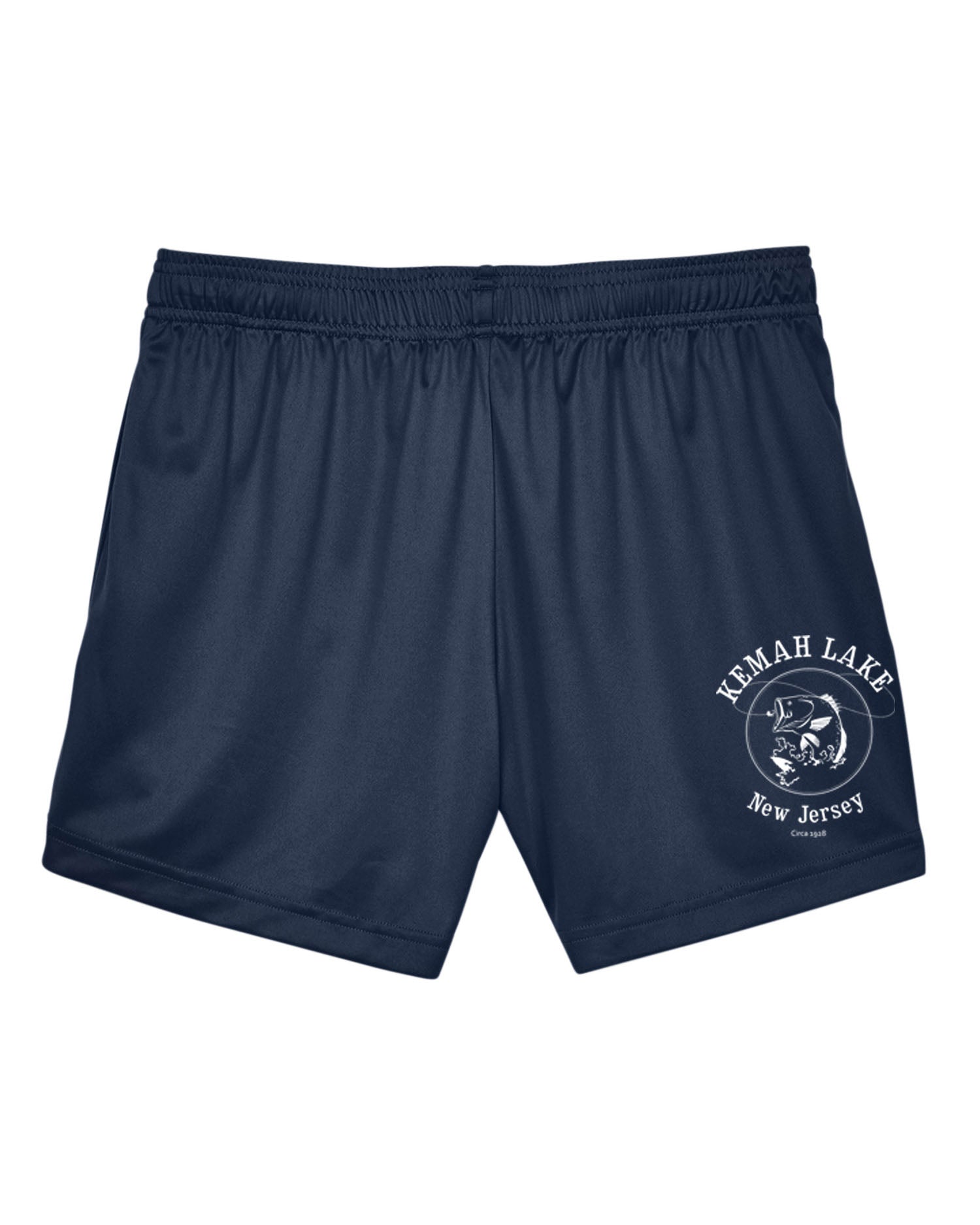 Kemah Lake Ladies Performance Shorts Design 1