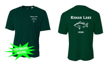 Kemah Lake Performance Material T-Shirt Design 2