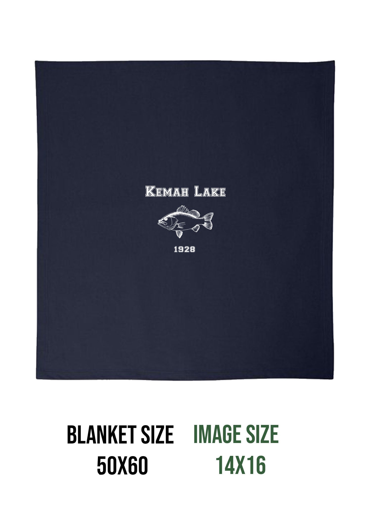 Kemah Lake Blanket Design 2