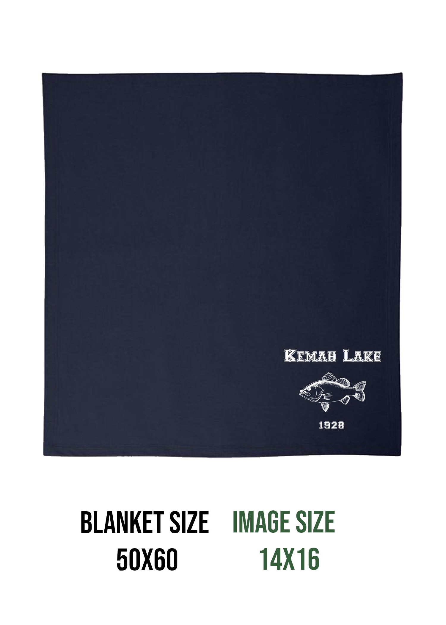 Kemah Lake Blanket Design 2