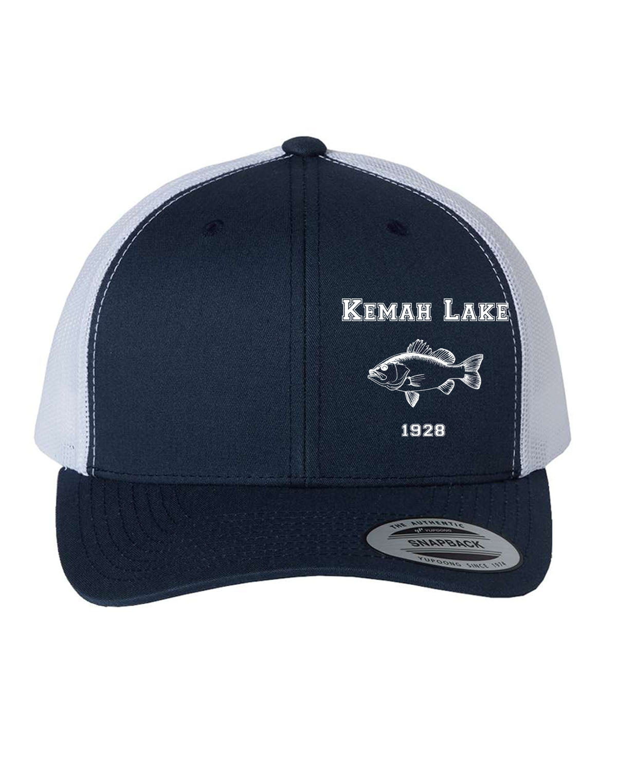 Kemah Lake Trucker Hat Design 2