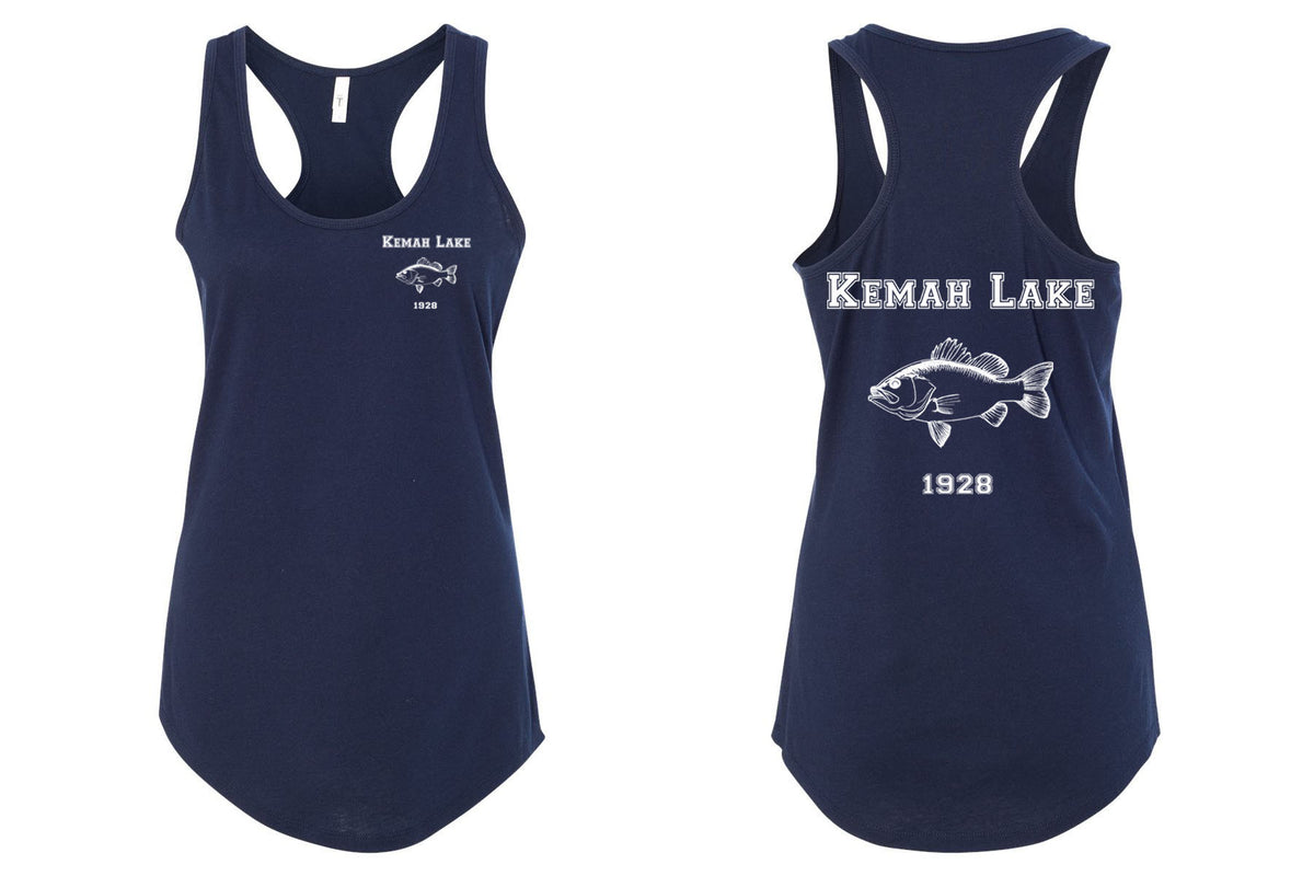 Kemah Lake Racerback Tank Top Design 2