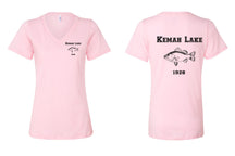 Kemah Lake V-neck T-shirt Design 2