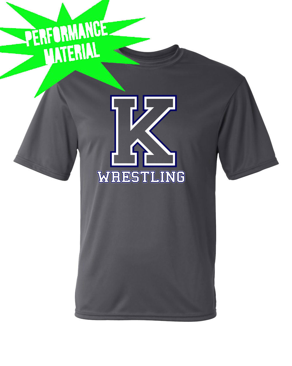 Kittatinny Wrestling Performance Material T-Shirt Design 7