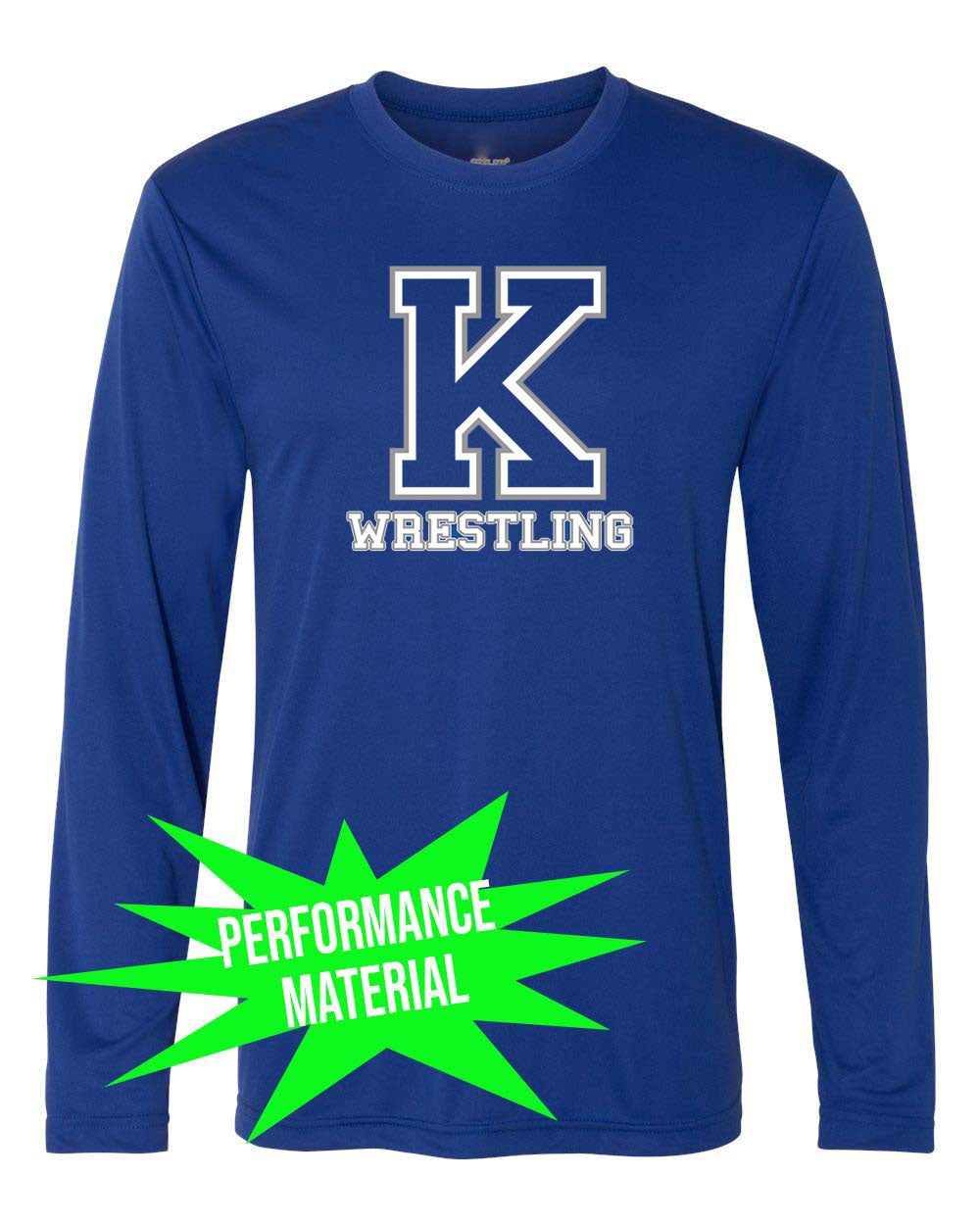 Kittatinny Wrestling Performance Material Design 6 Long Sleeve Shirt