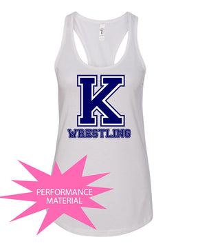 Kittatinny Wrestling Performance Racerback Tank Top Design 6