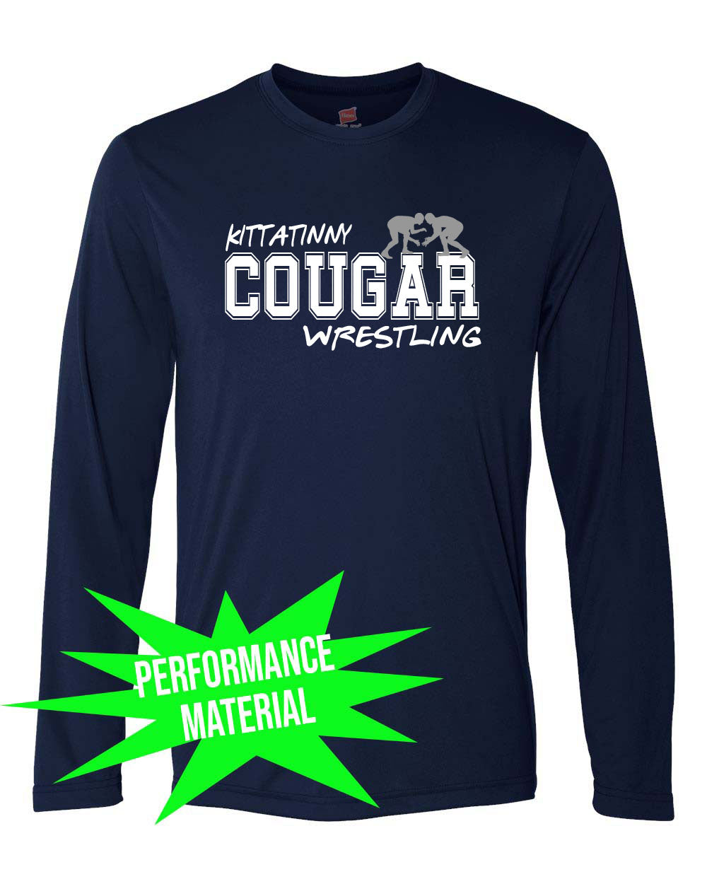 Kittatinny Wrestling Performance Material Design 7 Long Sleeve Shirt