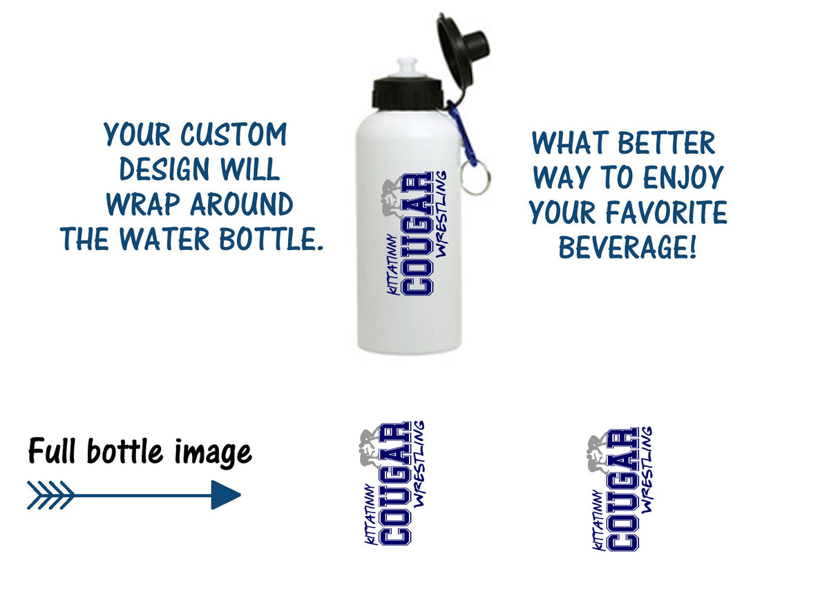 Kittatinny Wrestling Water Bottle DESIGN 7
